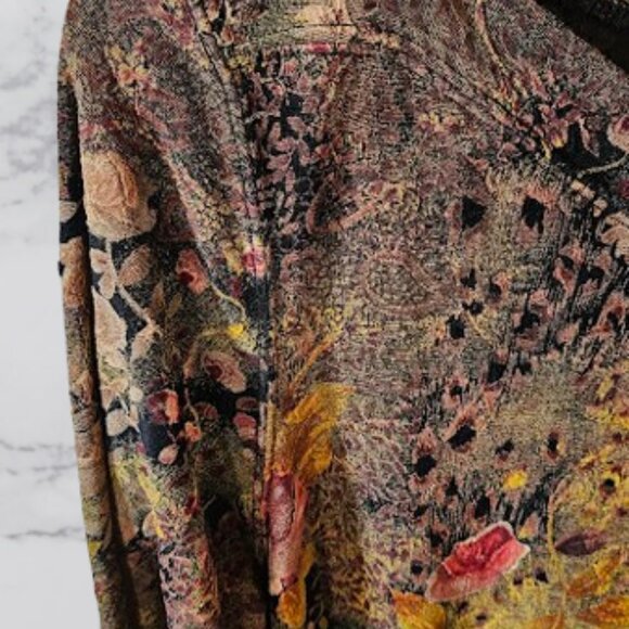 Christopher & Banks Elegant Floral Blouse - Picture 2 of 5